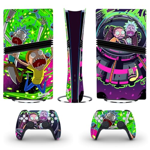 PEYANZ Vinyl Skin Compatible with PS5 | HD Print, Scratch Resistant, Bubble-Free Application (Pro-Digital Edition, R1ck&M0rty) - Image 1