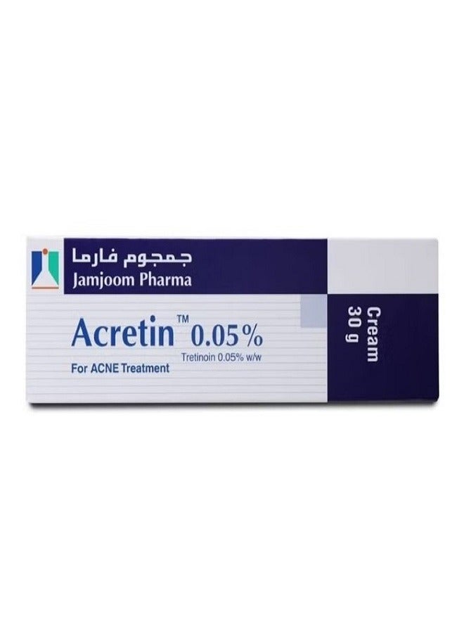 Acretin 0.05% For Acne Treatment Cream 30 g