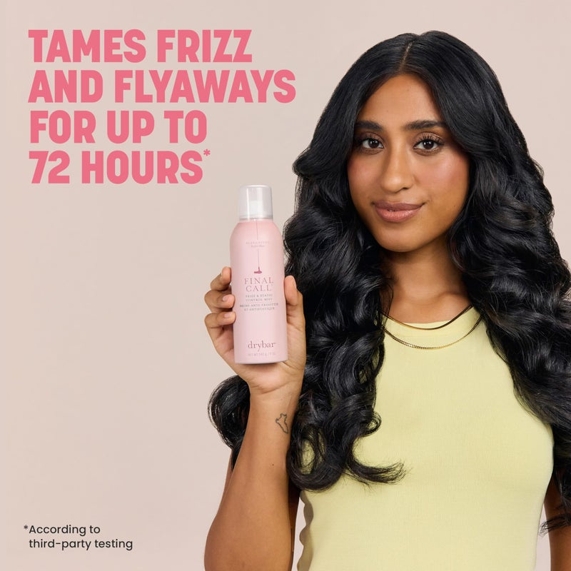 Drybar Final Call Frizz & Static Control Mist Coconut Colada Scent - Full Size | Tames Flyaways to Maintain Smooth and Shiny Blowouts - Image 5