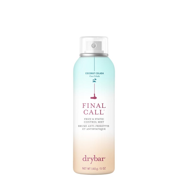 Drybar Final Call Frizz & Static Control Mist Coconut Colada Scent - Full Size | Tames Flyaways to Maintain Smooth and Shiny Blowouts - Image 1