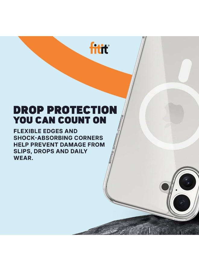 FITIT iPhone 17 Magnetic Phone Case - Slim Shockproof with 36 N52-Grade Magnets, Anti-Scratch & Anti-Yellowing, Wireless Charging Compatible With Magsafe - fitit - Image 5