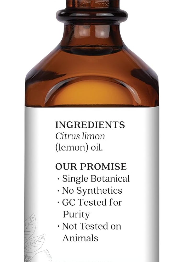 Aura Cacia 100% Pure Lemon Essential Oil - 60 ml (2 fl. oz.) - Citrus limon - Aromatherapy - Image 4