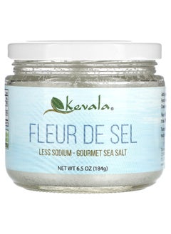 Kevala Kevala, Fleur De Sel, Less Sodium, Gourmet Sea Salt, 6.5 oz (184 g)  - Image 1