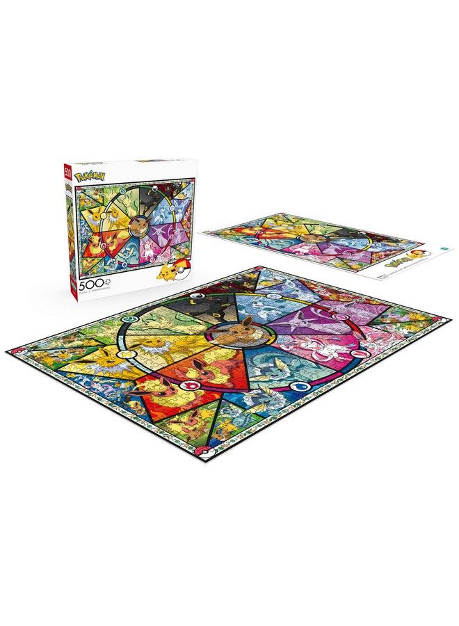 Buffalo Games Pokémon Eevee'S Stained Glass 500 Piece Jigsaw Puzzle - Image 5