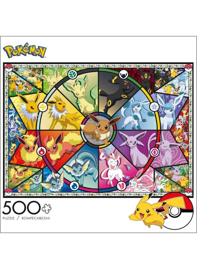 Buffalo Games Pokémon Eevee'S Stained Glass 500 Piece Jigsaw Puzzle - Image 3