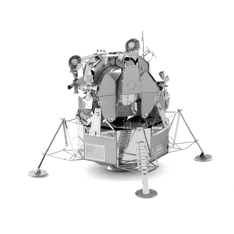 Fascinations Apollo 3D Metal Model Kits Set of 4 - CSM with LM, Lunar Module, Rover, Saturn V with Gantry - Image 4