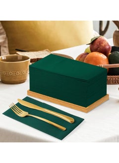 25 Pack Disposable Cloth Pocket Dinner Napkins, Folded Guest Hand Towels for Parties, Weddings, Restaurants & Bathrooms (Green, 40 x 40 cm) - pzsku/Z56A27352529967249033Z/45/_/1740580430/812bfc14-b814-4410-82fa-f26c68b5d324