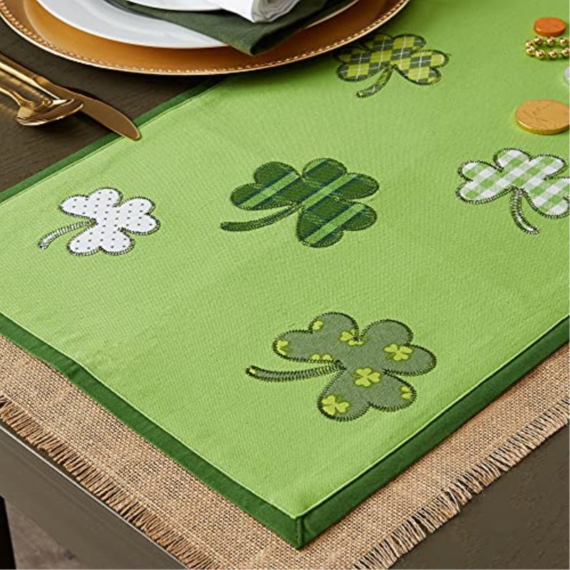 Design Imports DII Lucky Day Table Runner 14x108"" - Image 3