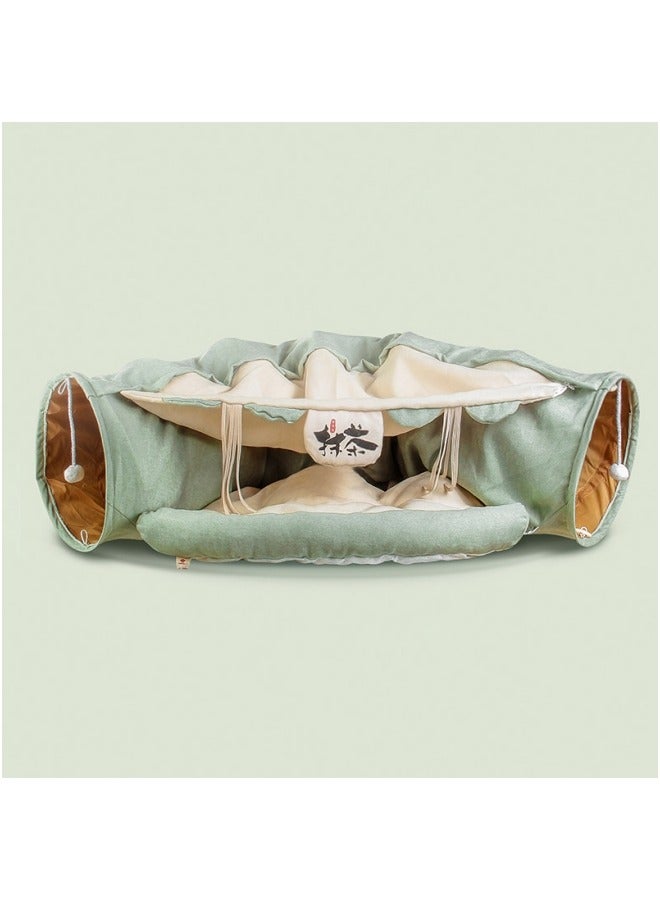 Generic Cat Tunnel With Padded Pad, Soft And Comfortable Cat Tunnel Bed, Cat Tunnel For Indoor Cats  - Image 1