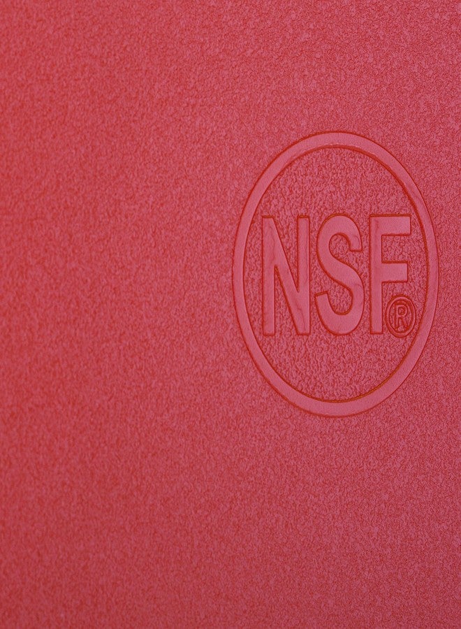 Thirteen Chefs Commercial Grade Red Cutting Board - 24 x 18 Extra Large 1/2" Thick for Meats, Superior HDPP Plastic, NSF and Food Service Ready - Image 5