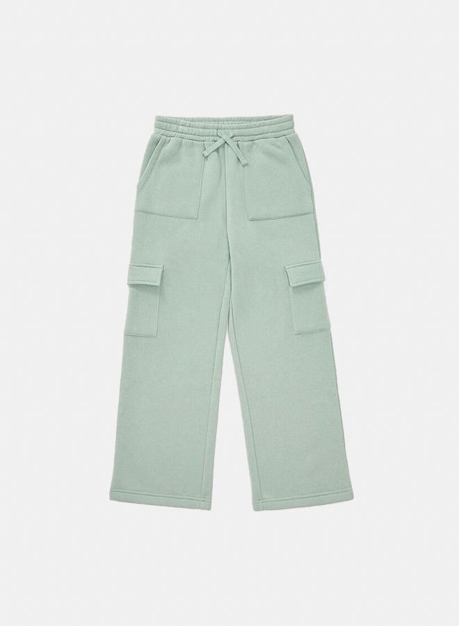 FOREVER 21 Kids Unisex Fleece Cargo Pants - Image 1