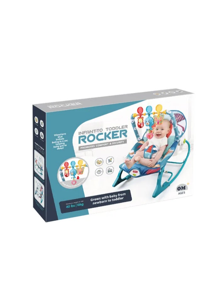Generic - Bouncer vibration, music, sleep movement levels, sitting and reclining, distinctive and new colors 021 - Image 1