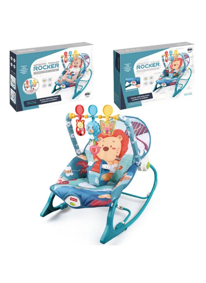 Generic - Bouncer vibration, music, sleep movement levels, sitting and reclining, distinctive and new colors 021 - Image 1