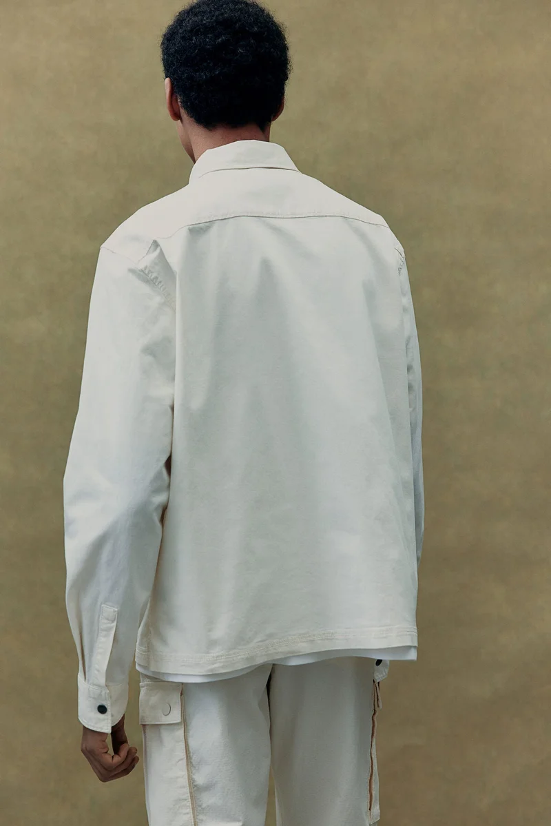 اتش اند ام Regular Fit Twill overshirt