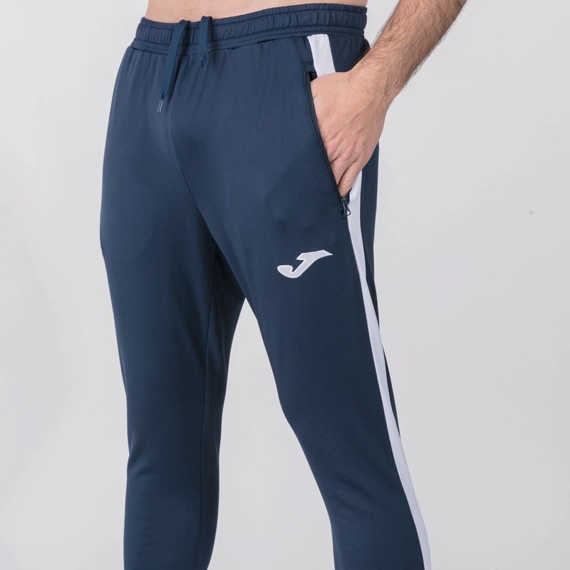 Joma سروال طويل للرجال لون أزرق بحري أبيض  - Image 4
