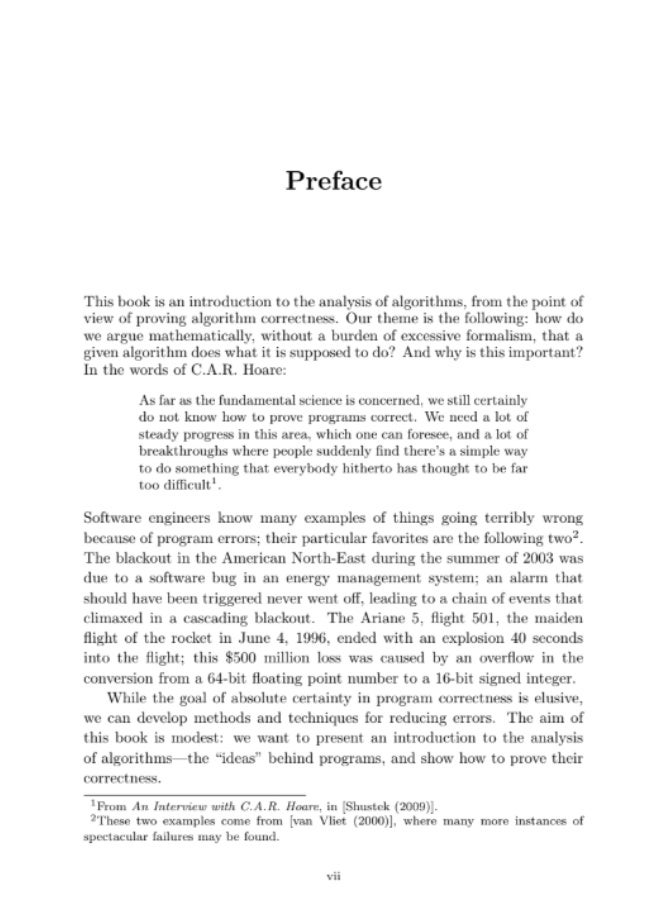 Introduction to Algorithmic Analysis (2nd Edition) by Michael Soltis of McMaster University in Canada is an important reference in the field of analyzing the performance and efficiency of algorithms.