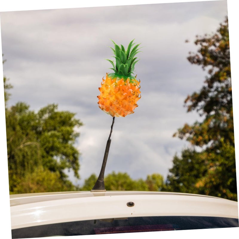 Yellow Pineapple Car Roof Antenna Topper Vehicle Auto Supply Decoration - Image 3