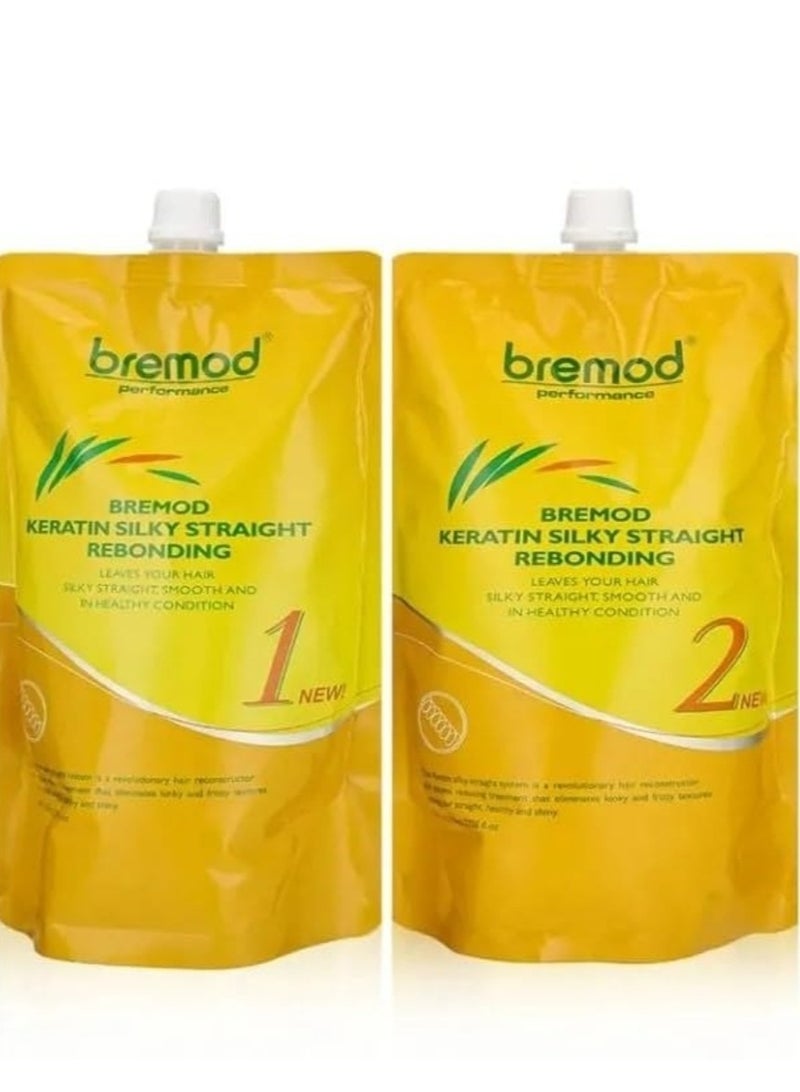 بريمود مجموعة إعادة الترابط الحريرية المستقيمة من بريمود بالكيراتين - Image 1