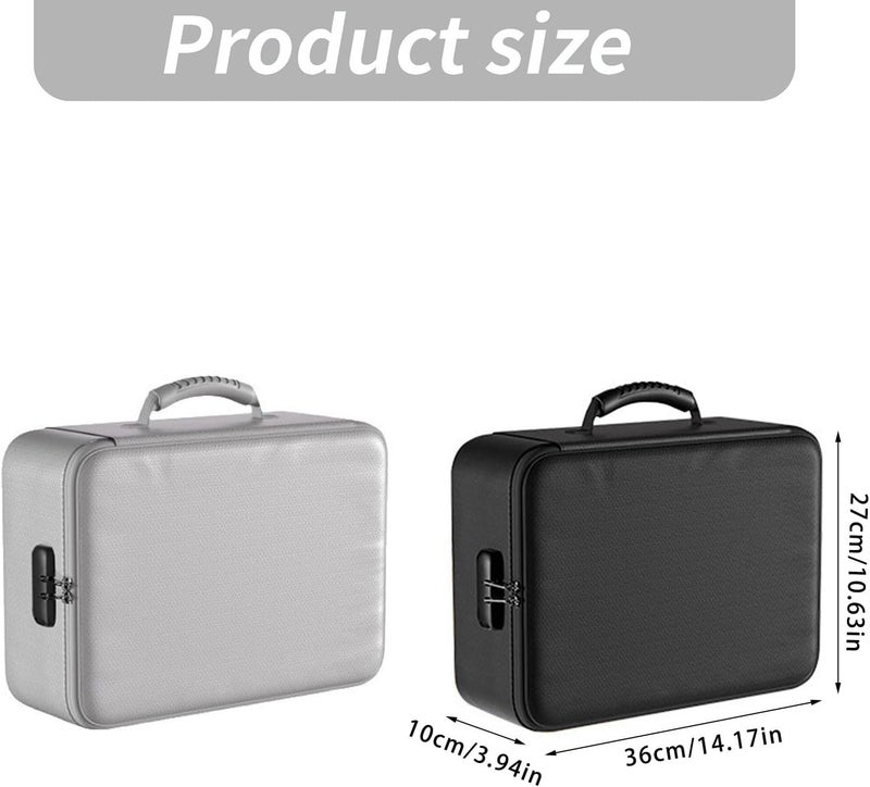 Compacts File Carriers Flame Retardant Document Box for Easy Carrying and Protecting Sensitive Documents File Carriers - Image 3