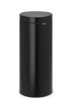 brabantia Touch Bin 30L, Plastic Inner Bucket - Matt Black  - Image 2