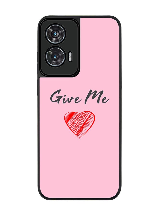 Stylizedd For Motorola Edge 50 Fusion 5G Case,Slim fit Camera Protection, Shockproof Thin Phone cover  - Give me love - Image 1