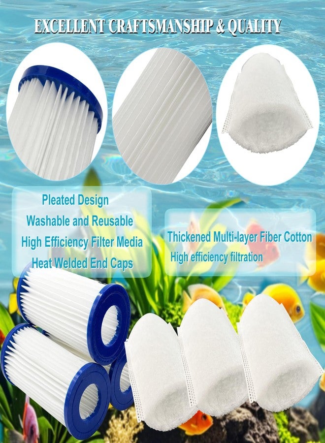 ShuRex 3 Pack Replacement Micron Cartridges, 3 JH Floss Sleeves, and 3 Foam Gaskets for MarineLand Magnum Polishing Internal Canister Filter; Micron Cartridge PA0140, ML90769 Rite-Size JH Floss Sleeve - Image 4