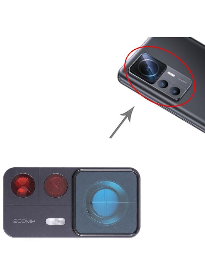 erorex Original Back Camera Lens Frame for Xiaomi 12T Pro (Black) - Image 4