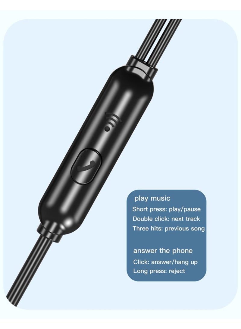 إكس أو سماعات أذن سلكية EP58 مزودة بمدخل AUX مقاس 3.5 مم، وميكروفون مدمج وتحكم في السلك، وكابل TPE مانع للتشابك بطول 1.2 متر، وتصميم خفيف الوزن، وصوت ستيريو واضح، ومتوافقة مع الهواتف الذكية والأجهزة اللوحية - لون أبيض - Image 5
