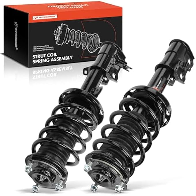 A-Premium Front Pair 2 Complete Strut And Coil Spring Assembly Compatible With Acura Ilx 20162021 Driver And Passenger Side - Image 1