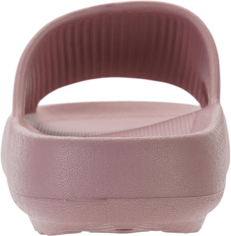 BRONAX Arch Support Slides for Women and Mens | Cushioned Thick Sole Pain Relief Slippers 4-5.5 Women/3-4 Men Blush - Image 3