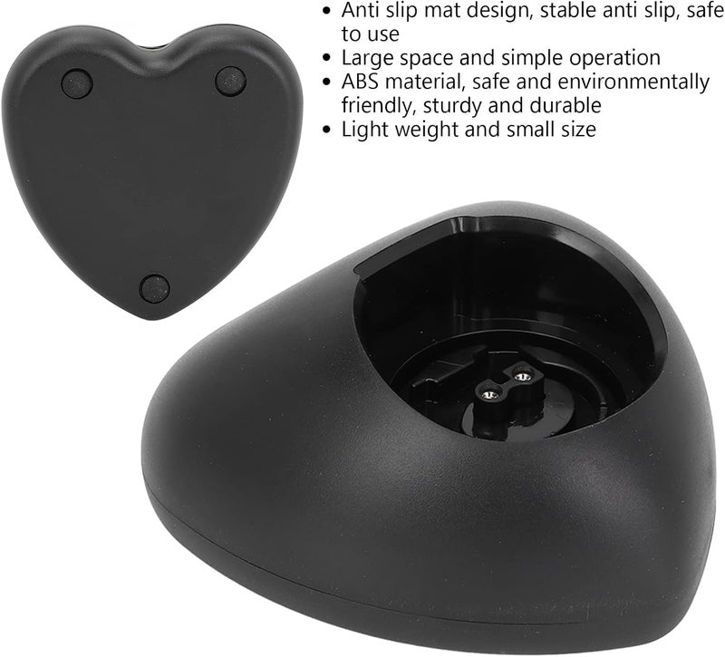 klarako Hair Clippers Charging Stand, Vertical Clipper Charging Dock Storage Station Base, Quick Charging Socket for 8700 787 Electric Hair Clippers (Black) - Image 3