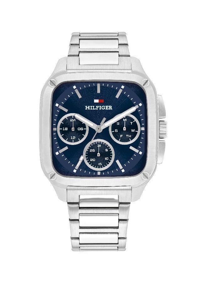 Tommy Hilfiger Men's Quartz Watch with Blue Dial and Stainless Steel Bracelet - 1792222 - Image 2