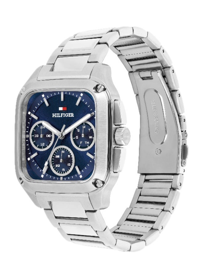 Tommy Hilfiger Men's Quartz Watch with Blue Dial and Stainless Steel Bracelet - 1792222 - Image 1