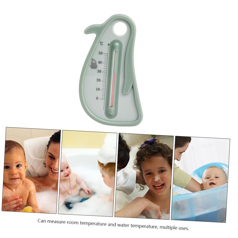 Penguin Baby Bath Tub With Floating Thermometer Waterproof Child Friendly For Newborns Random Color - Image 4