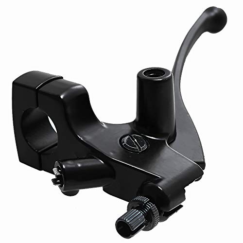 Saihisday Brake Master Cylinder Lever for Honda NV400 NV600 NV750 VF750 VT250 VT750 VT1100 VT1300 [One Pair. Color: Black/Silver] - Image 3
