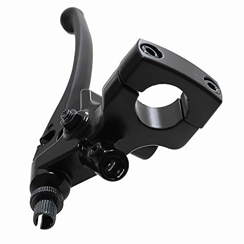 Saihisday Brake Master Cylinder Lever for Honda NV400 NV600 NV750 VF750 VT250 VT750 VT1100 VT1300 [One Pair. Color: Black/Silver] - Image 4