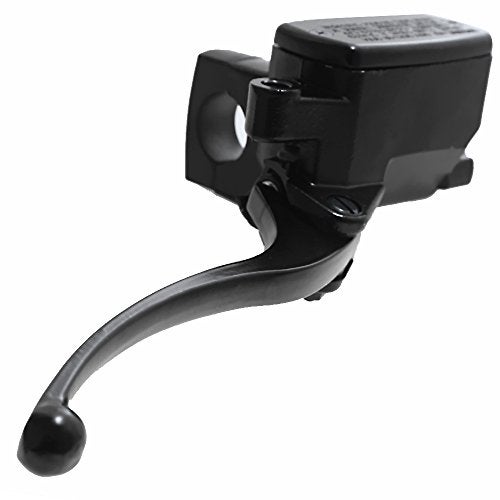 Saihisday Brake Master Cylinder Lever for Honda NV400 NV600 NV750 VF750 VT250 VT750 VT1100 VT1300 [One Pair. Color: Black/Silver] - Image 5