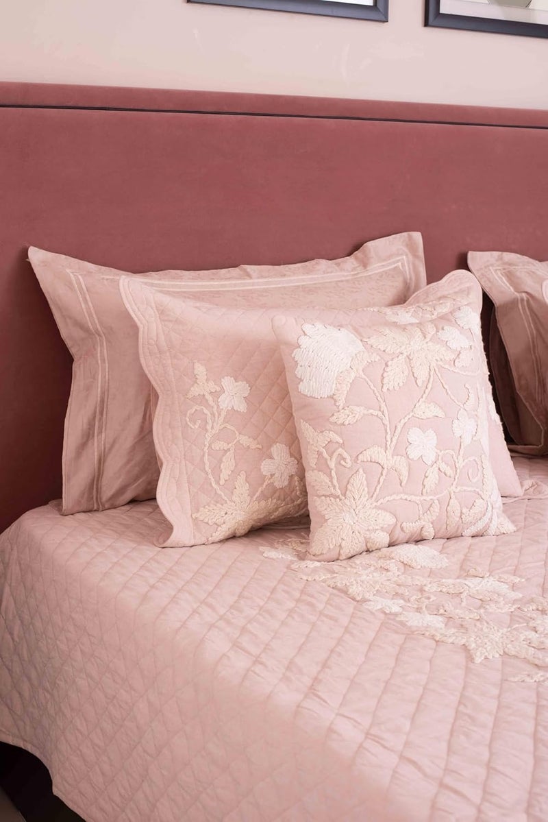 CASA AMI CASA AMI Blair Bedcover Set 1 bedcover 2 Pillow Covers and 2 Cushion Covers Suitable for King and Queen Beds Fabric Linen  - Image 4
