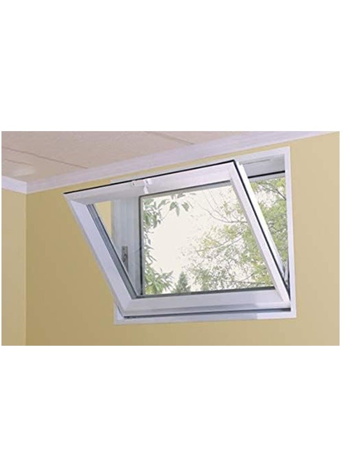 Royal Apex Window Holding Bracket Curtain Wall Pull Handle Arm For Home Interior Hotels 8 Inch White - Image 3