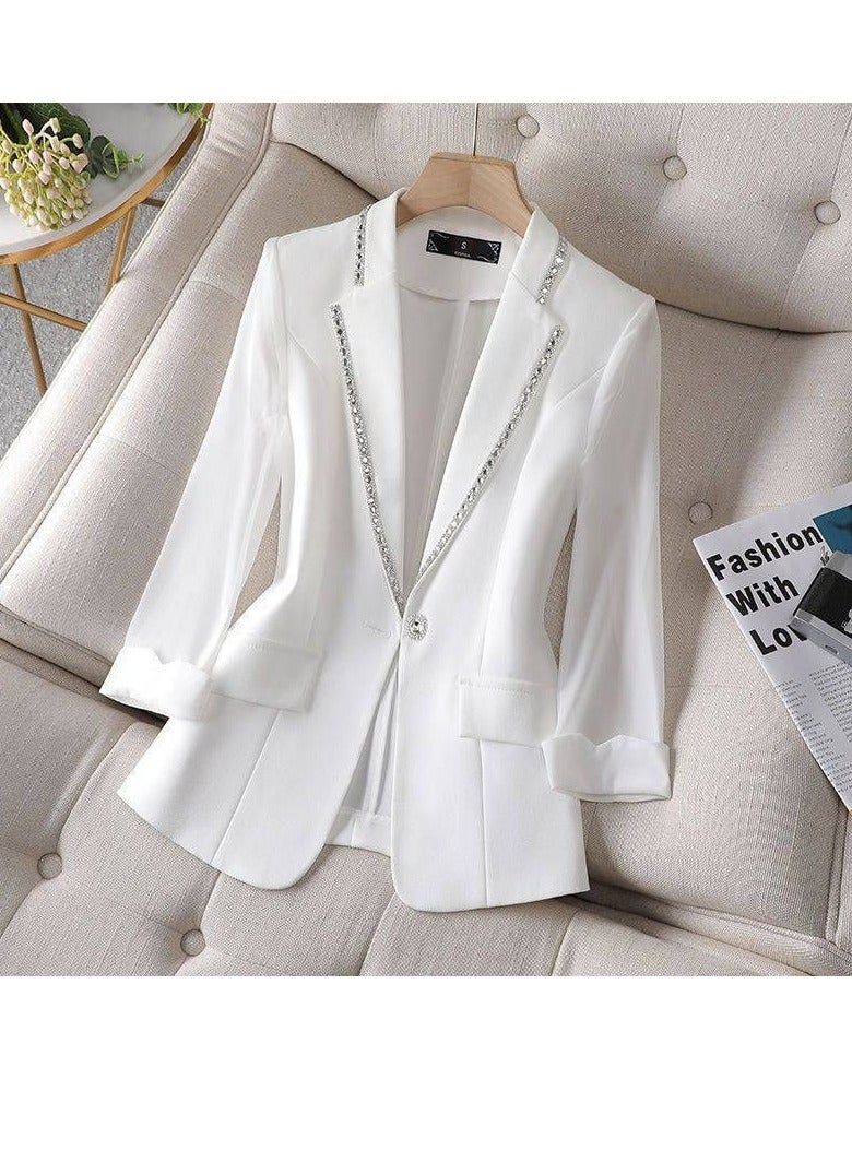 KUYING New Fashion Style Diamond Embedding Suit 