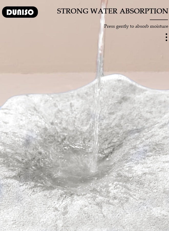 DUNISO روب استحمام للرجال مع جيب قابل للتعديل من منشفة الساونا القابلة للارتداء، منشفة استحمام ماصة للماء سريعة الجفاف من الألياف الدقيقة - Image 5