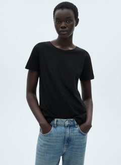 MANGO Crew Neck Short Sleeve T-Shirt  - Image 1