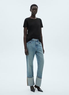 MANGO Crew Neck Short Sleeve T-Shirt  - Image 4