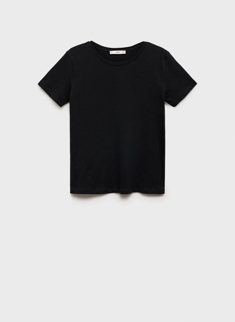 MANGO Crew Neck Short Sleeve T-Shirt  - Image 5