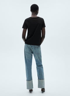 MANGO Crew Neck Short Sleeve T-Shirt  - Image 2
