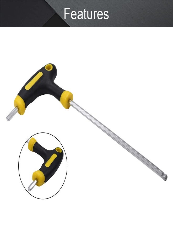 اتول مارت مفتاح سداسي مغناطيسي بمقبض على شكل حرف T من Utoolmart بطرف كروي متري 5 مم - Image 3