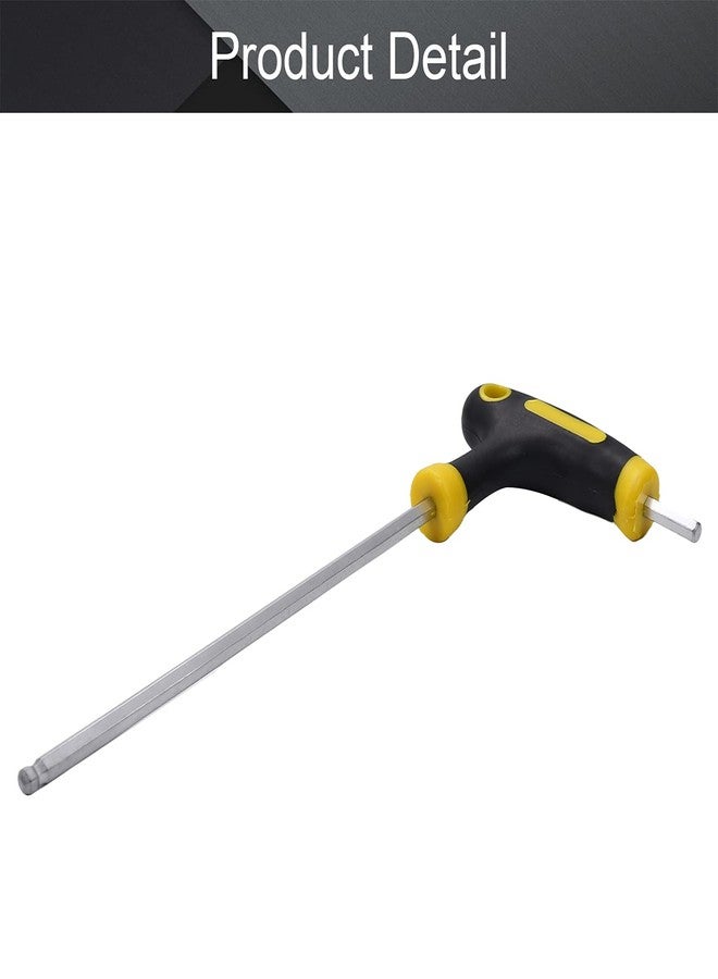 اتول مارت مفتاح سداسي مغناطيسي بمقبض على شكل حرف T من Utoolmart بطرف كروي متري 5 مم - Image 4