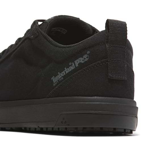 Timberland حذاء عمل تيمبرلاند برو للجنسين بربانك أوكسفورد ذو رأس ناعم ومقاوم للانزلاق، أسود، 10.5M - Image 5