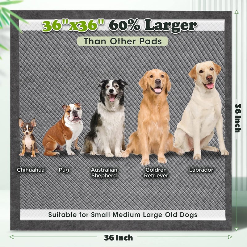 Gimars XXL Thicken 6 Layers Ultra Absorbent Dog Pee Pads Extra Large - Leak-Proof Odor-Control Puppy Training Pads Quick Dry Pee Pads for Dogs - Image 4