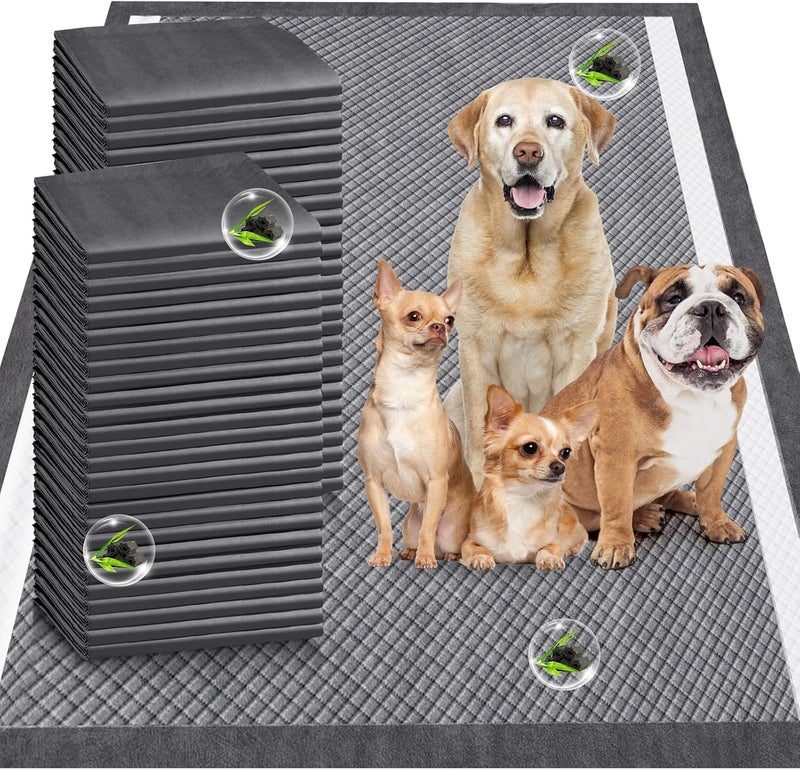 Gimars XXL Thicken 6 Layers Ultra Absorbent Dog Pee Pads Extra Large - Leak-Proof Odor-Control Puppy Training Pads Quick Dry Pee Pads for Dogs - Image 1